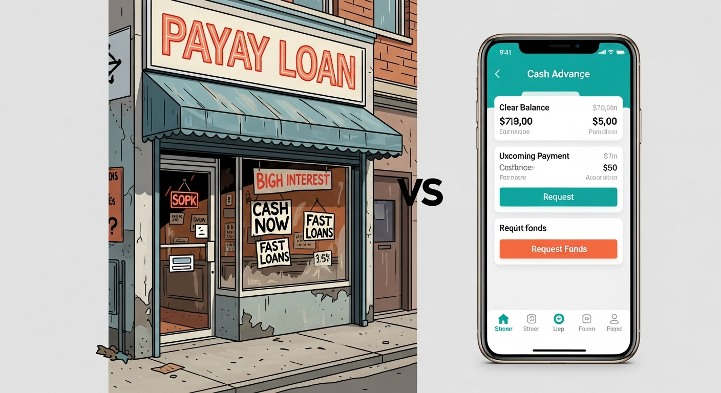 Payday Loan vs Cash Advance App: Key Differences Explained